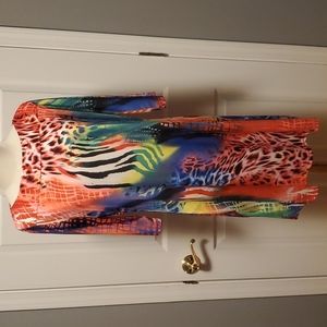 La Moda Beachwear Animal Print Dress